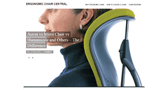 Desktop Screenshot of ergonomicchaircentral.com